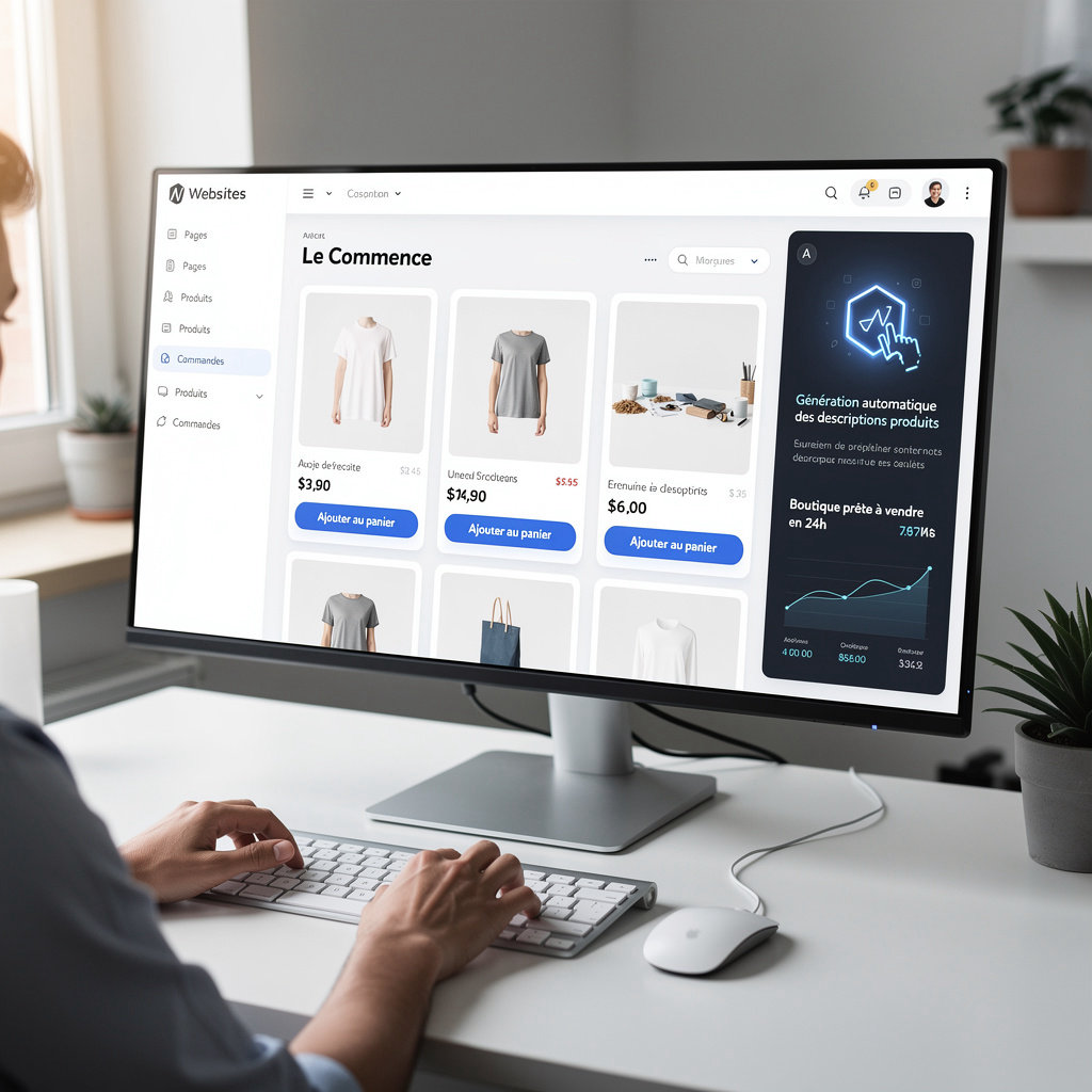 Site e-commerce avec IA